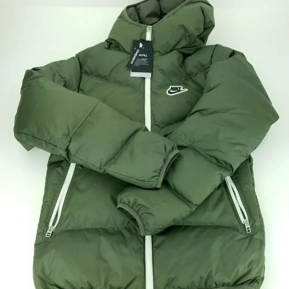 Nike Sportswear Down Fill Windrunner Twilight Marsh CU4404 380 Size Extra Small - Picture 1 of 8